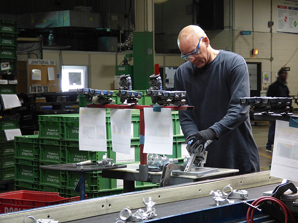 Man working in warehouse